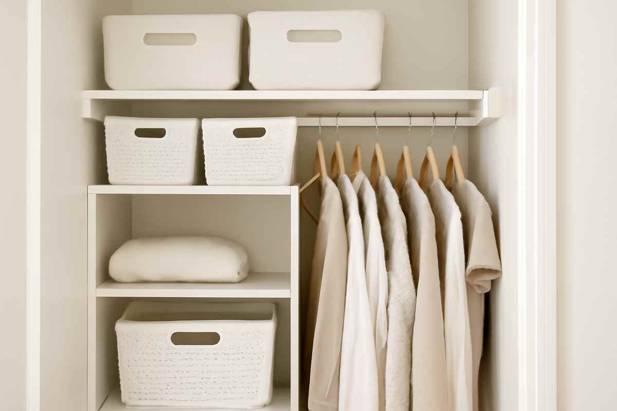 How to Organize a Small Closet Without a Closet System